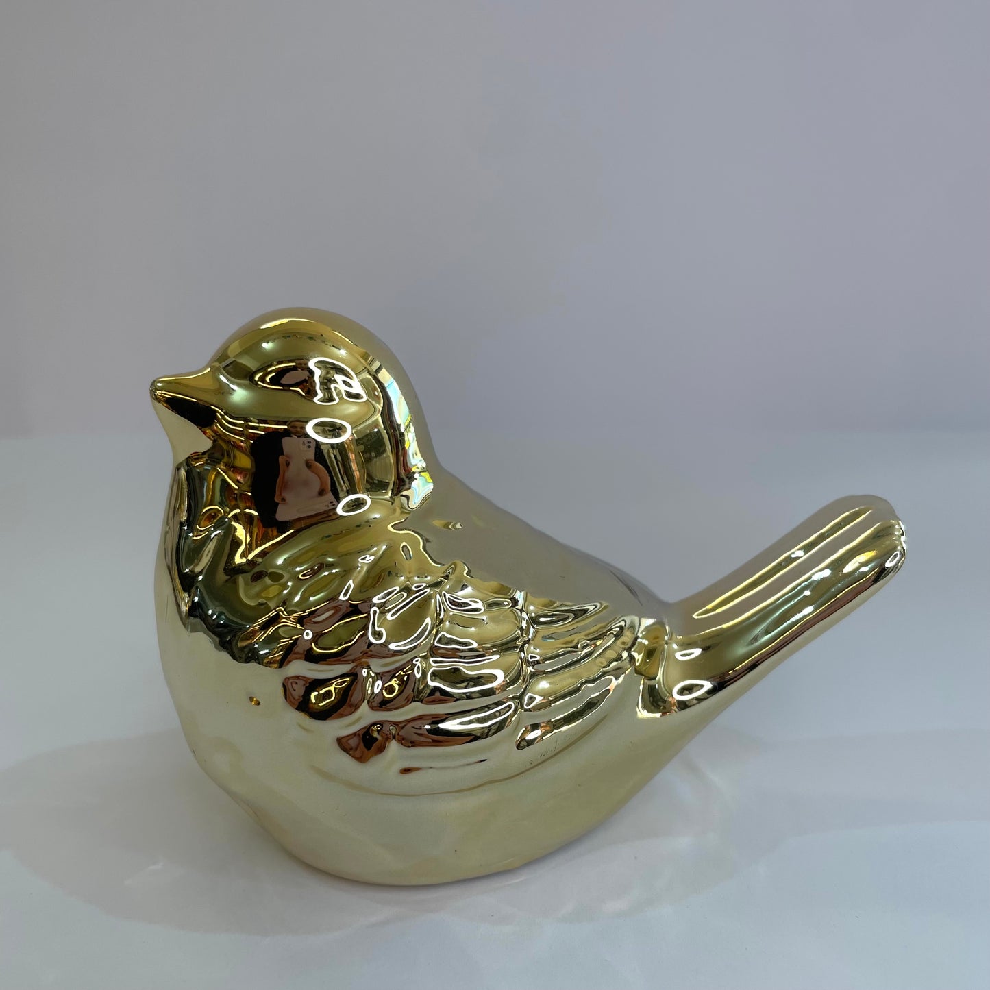 Pássaro Decorativo em Cerâmica - 10 cm