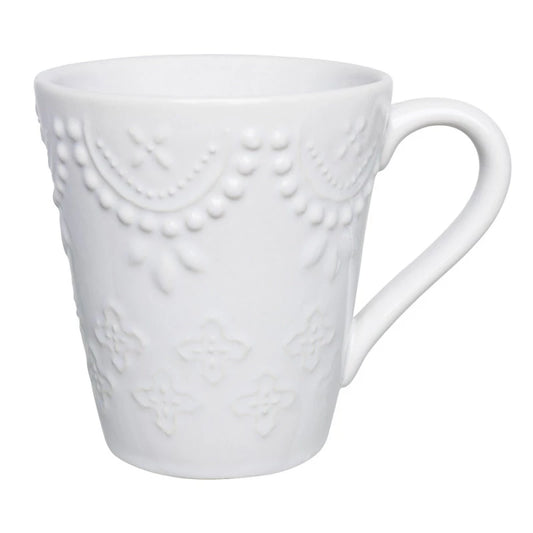 Caneca Dalas 280 ml – Cerâmica Oxford Biona | Mandala em Relevo