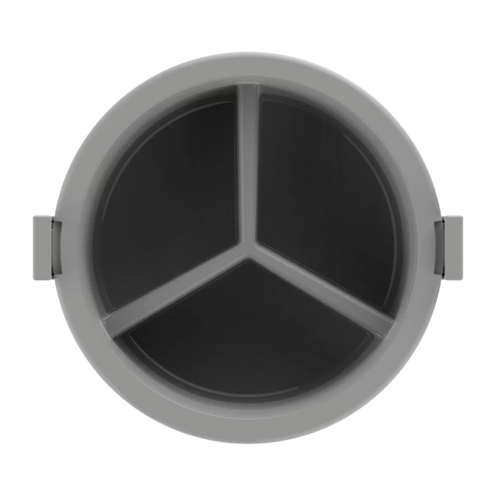 Marmita Tekcor Tripla 1,5 Litros Cinza | Soprano