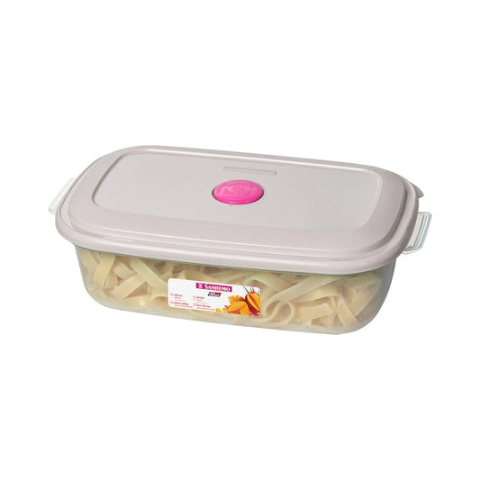 Pote Retangular Plástico Sanremo 1,1L