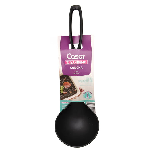 Concha de Nylon Sanremo Casar 123 ml – Preta | Resistente até 180 °C, BPA Free