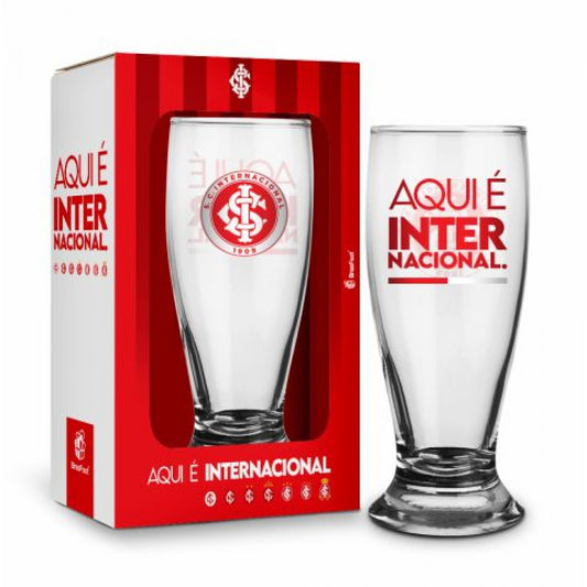 Copo Munich 200 ml - Aqui é Internacional | Brasfoot Presentes