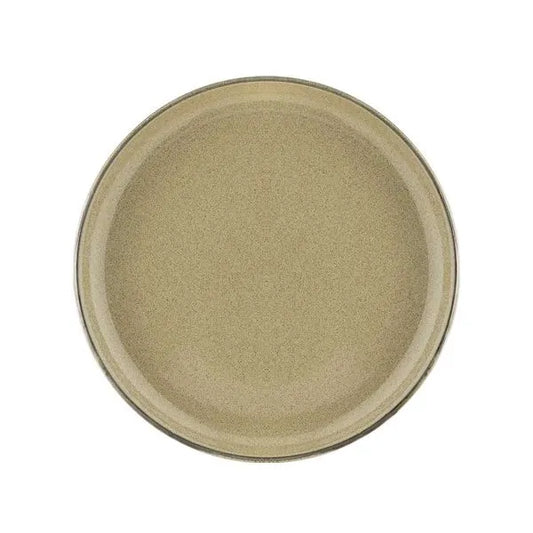 Prato de Sobremesa 20 cm Flat Ocre Oxford Biona – Design Moderno, Resistência e Sofisticação