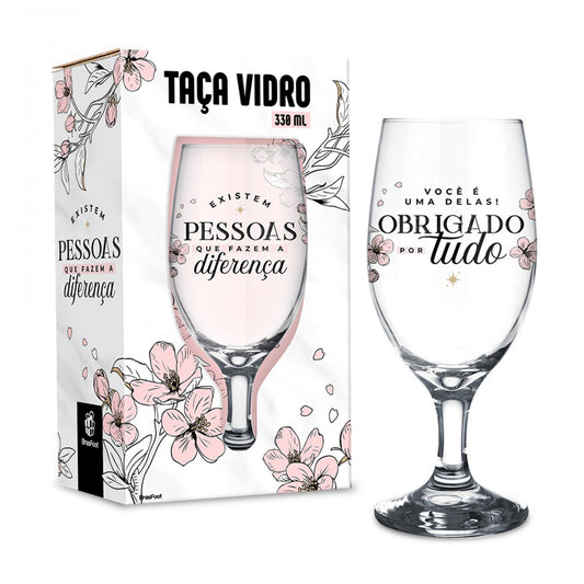 Taça Windsor 330 ml - Pessoas que Fazem a Diferença | BrasFoot Presentes