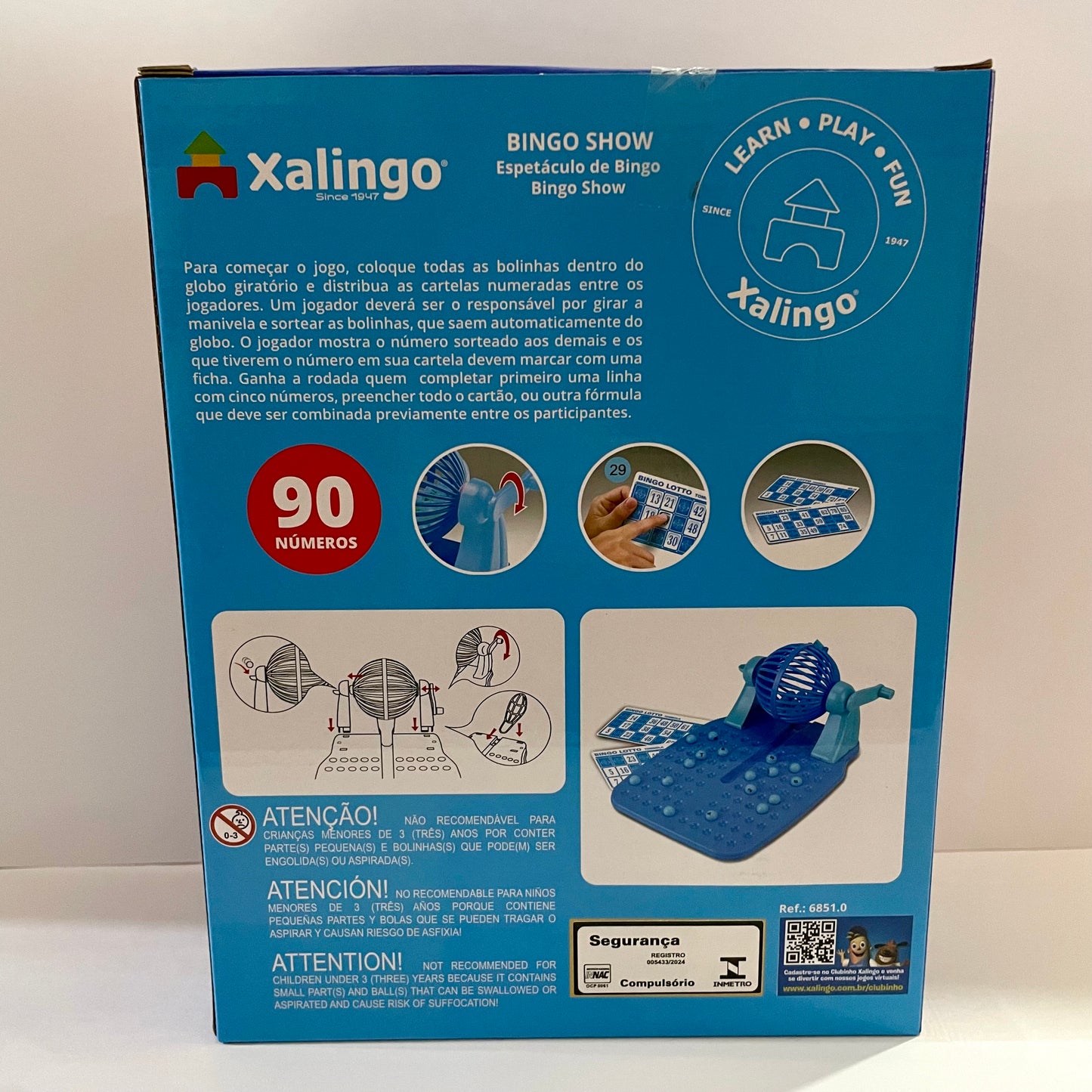 Bingo Show - 24 Cartelas e 90 Números | Xalingo