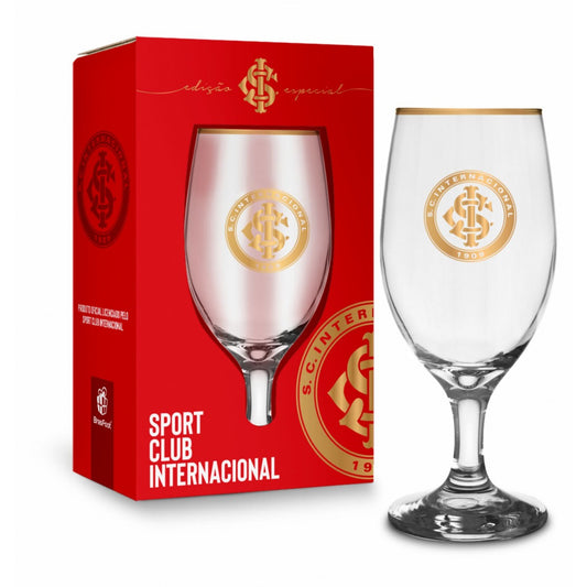 Taça Windsor 300 ml do Inter Série Ouro | Brasfoot Presentes