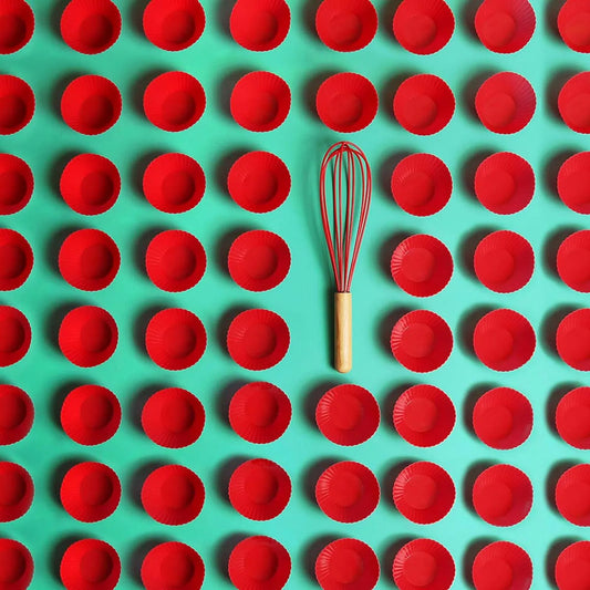 Forma de Cupcake em Silicone 12 Forminhas – Multicores | BigSul