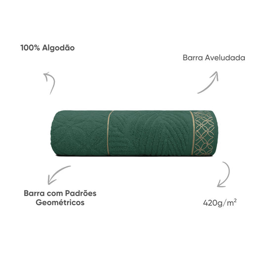 Toalha de Rosto Nativa 50×75 cm – 100% Algodão 420 g/m² | Appel Home