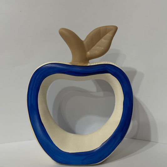 Maça Decorativa Vazada 22 cm em Cerâmica | Cerâmica Judite