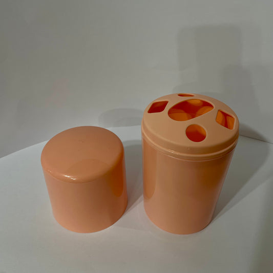 Porta Escova de Dente com Tampa | Plástico | Utility