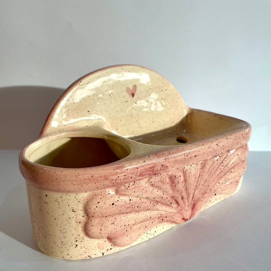 Porta Detergente em Cerâmica - Rosa | Cerâmica Alessandra