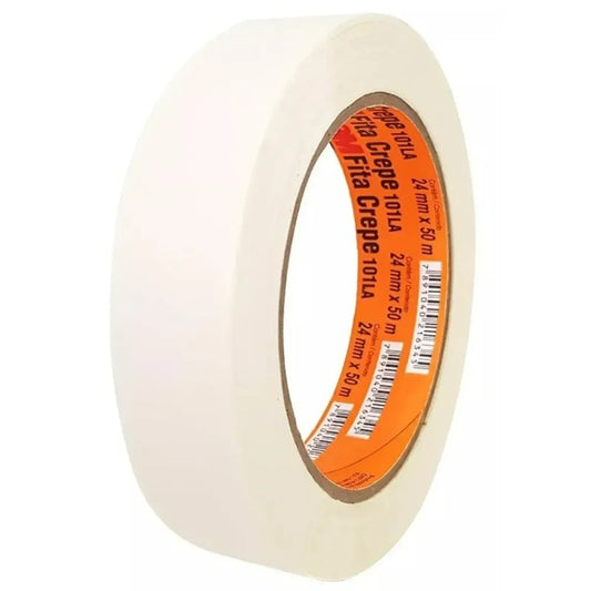 Fita Crepe 3M 24 mm x 50 m | Uso Escolar, Artesanato e Pintura