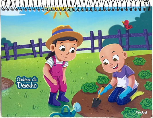 Caderno de Desenho Turma da Lala 60 Folhas | Credeal