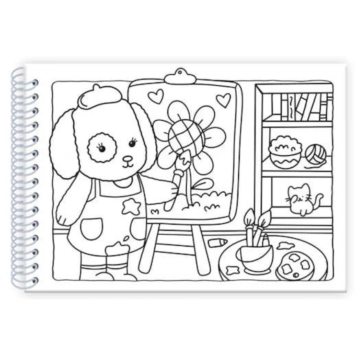 Livro De Colorir Cute Vibes | Comfy Goods | Ciranda Cultural