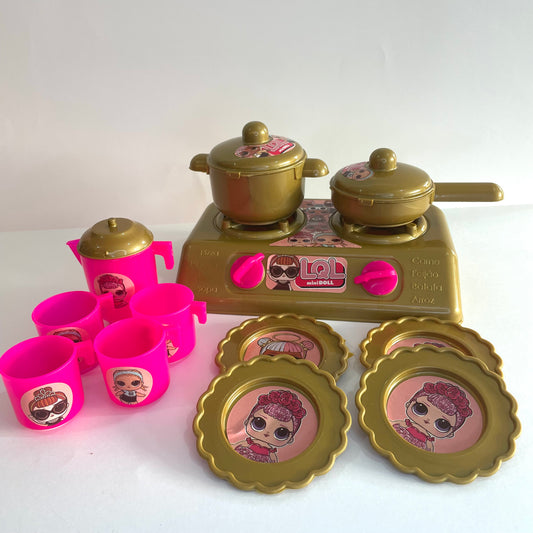 Kit Cozinha de Brinquedo LOL – Divertido e Interativo para Crianças