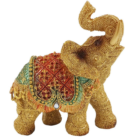 Escultura de Elefante em Resina – Decoração Sofisticada