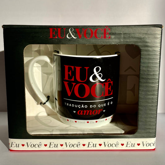 Caneca de Porcelana 360 ml - Tradução do que é o Amor | Brasfoot Presentes
