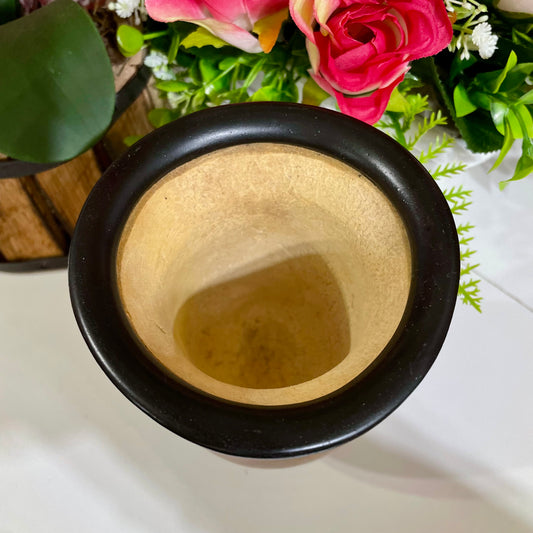 Cuia de Chimarrão de Porongo 13 cm Brasão do Rio Grande Do Sul | Eduardo Benites Cuias