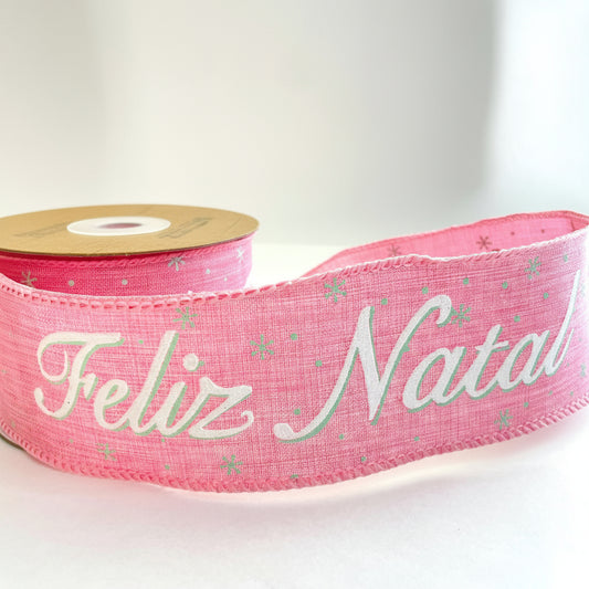 Fita Aramada Linho com Glitter e Costura FlorArte 6,3 cm × 9,14 m – Decoração Premium para Laços, Arranjos e Natal