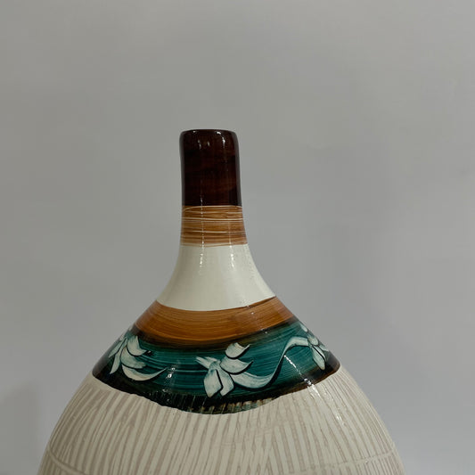 Garrafa Decorativa Luxo 25 cm em Cerâmica | Cerâmica Judite