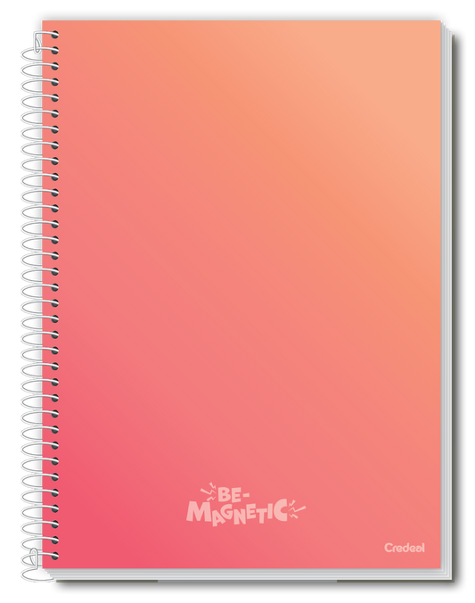 Caderno Be-Magnetic | Universitário Capa Dura 10 Matérias 160 Folhas | Credeal
