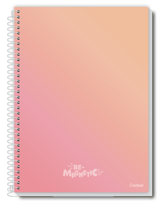 Caderno Be-Magnetic | Universitário Capa Dura 1 Matérias 80 Folhas | Credeal