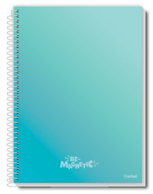 Caderno Be-Magnetic | Universitário Capa Dura 10 Matérias 160 Folhas | Credeal