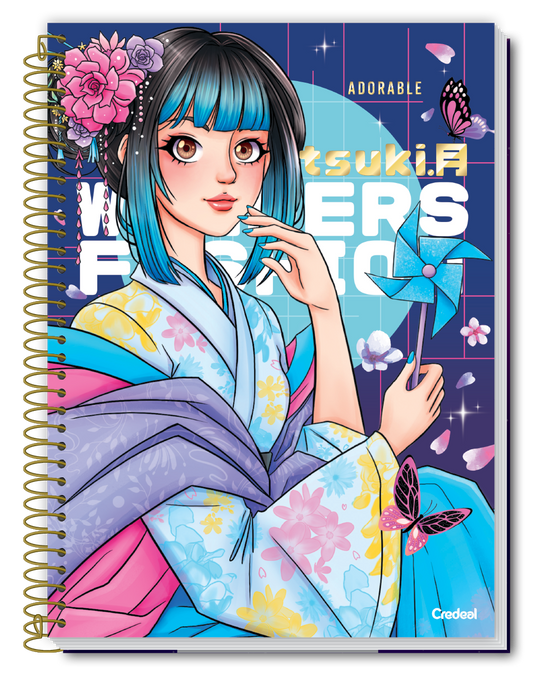 Caderno Princesa Fashion | Universitário Capa Dura 1 Matéria 80 Folhas | Credeal