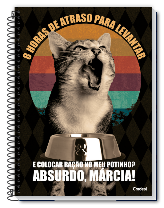 Caderno Vida De Pet | Universitário Capa Dura 1 Matéria 80 Folhas | Credeal
