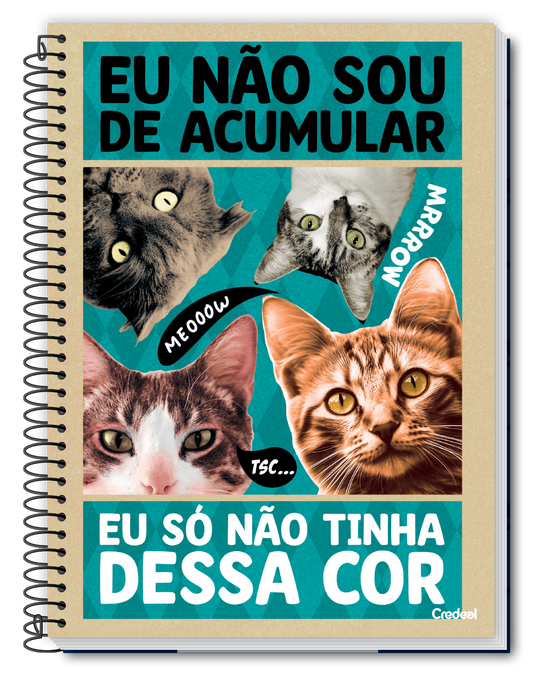 Caderno Vida De Pet | Universitário Capa Dura 1 Matéria 80 Folhas | Credeal