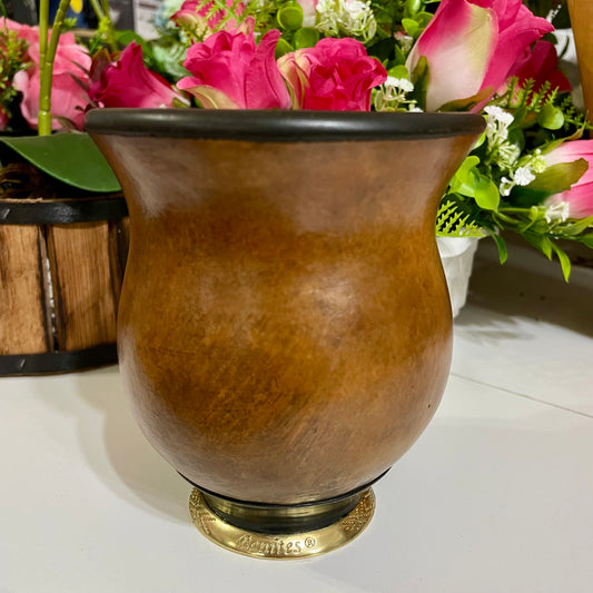 Cuia de Chimarrão de Porongo Lisa Bojuda 12 cm | Eduardo Benites