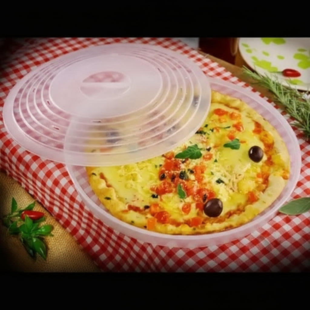 Tampa Protetora Prato para Micro-ondas 27,5 cm Média Utility 162 • Plástico Atóxico • Evita Respingo e Facilita Aquecer