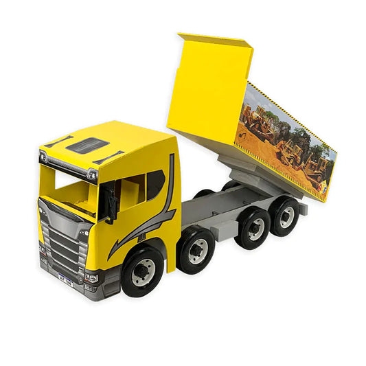 Caminhão Caçamba Bi-Truck 510 – Alf Brinquedos | Brinquedo Infantil 58 cm para +4 Anos