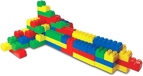 Blocos de Montar Grandes 144 Peças GGB Brinquedos – Educativo Infantil