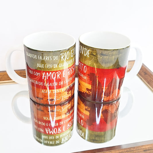 Caneca de Porcelana 300 ml - Quando Falares do Rio Grande, Não Fale de Qualquer Jeito | HomeStar