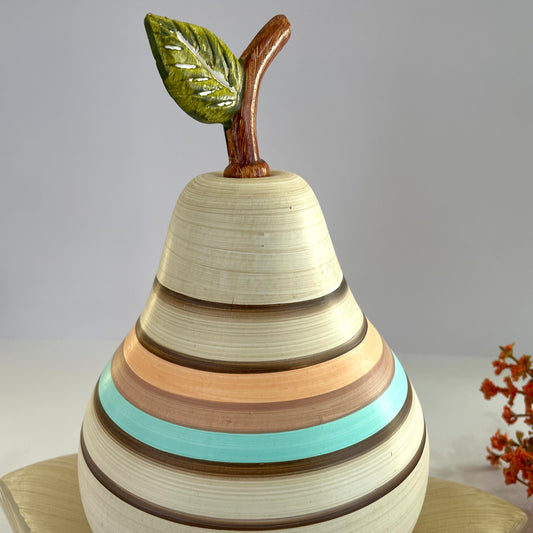 Decoração Pera Mary em Cerâmica – Star Bella | Peça Decorativa Sofisticada