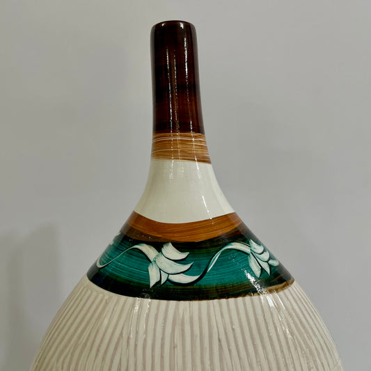 Garrafa Decorativa Luxo 30 cm em Cerâmica | Cerâmica Judite