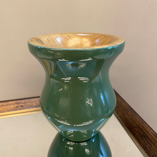 Cuia Matetri 12 cm Madeira Pinhão Verde – Artesanal