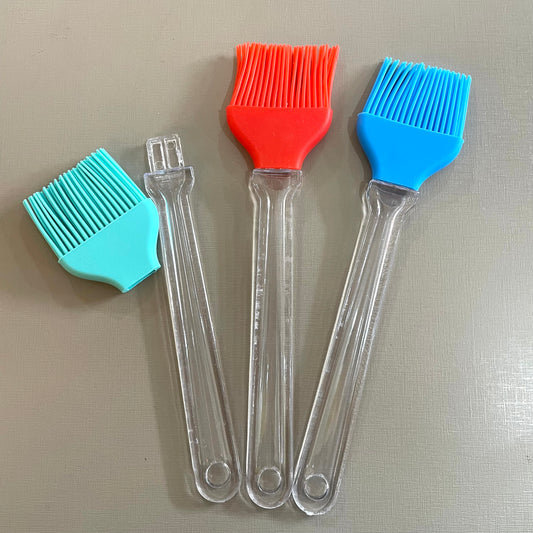 Pincel Culinário de Silicone 23 × 5,5 cm – Monaliza Import MZ-07071 | Alta Resistência ao Calor, Uso Cozinha/Confeitaria