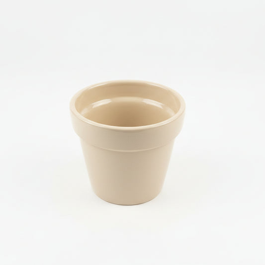 Vaso para Plantas em Cerâmica – Cachepot Médio Liso 11×12,5 cm | Decorativo e Funcional – StarBella | Jardinagem & Decoração