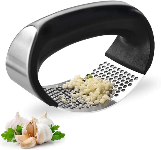Espremedor/Amassador de Alho Inox 11 cm – BigSul 22583 | Aço Inoxidável, Compacto e Super prático