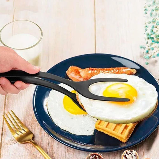 Espátula Clip Nylon 31 cm BigSul 22751 – Para Virar Ovos e Panquecas, Cabo Resistente, Antiaderente