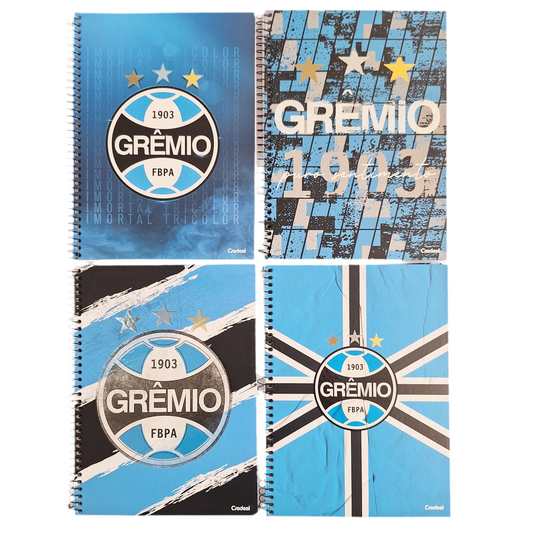Caderno do Grêmio Capa Dura 1 Matéria 96 Folhas | Credeal