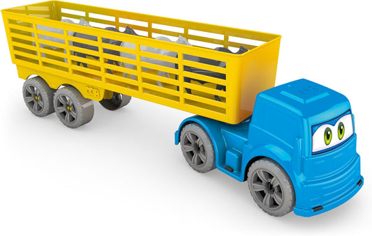 Caminhão Boiadeiro de Brinquedo Carreta com Bois | GGB Brinquedos