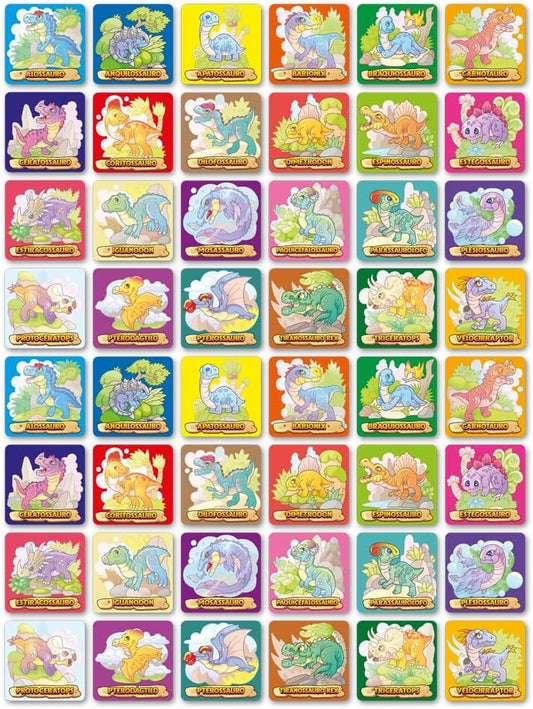 3 Jogos em 1 Dinossauros - Quebra Cabeça, Jogo da Memória e Dominó - GGB Brinquedos