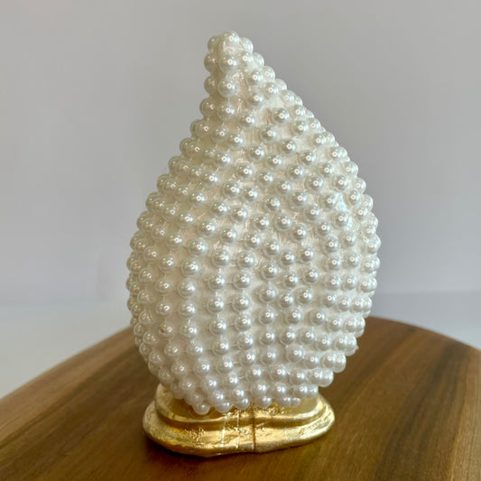 Decoração Nossa Senhora Aparecida na Gota - Pérola Branca