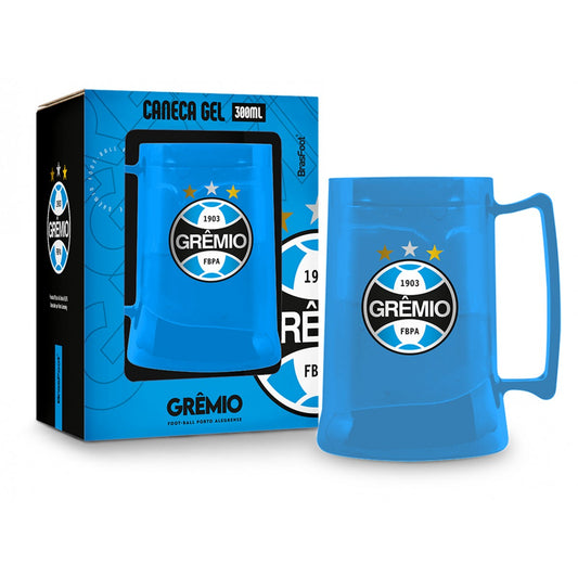 Caneca de Gel 300 ml - Grêmio | BrasFoot Presentes