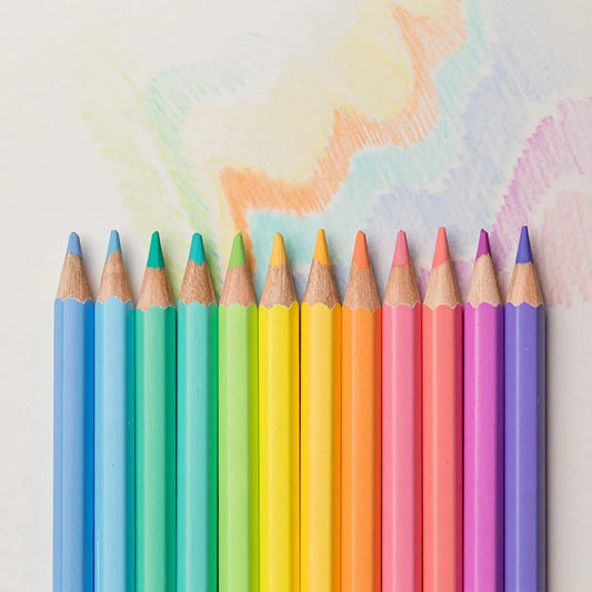 Kit 10 Lápis de Cor Tons Pastel EcoLápis | Faber-Castell