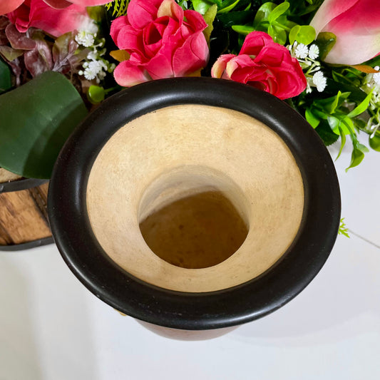 Cuia de Chimarrão de Porongo 15 cm Brasão Cavalo Crioulo | Eduardo Benites