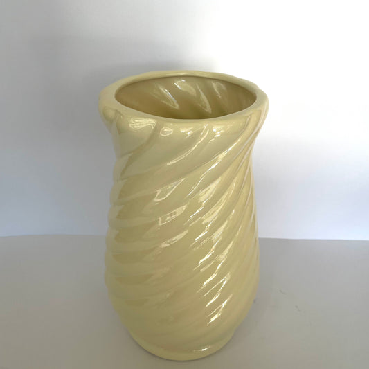 Vaso Lipe Cerâmica 25 cm - Bege | Cerâmica Alessandra